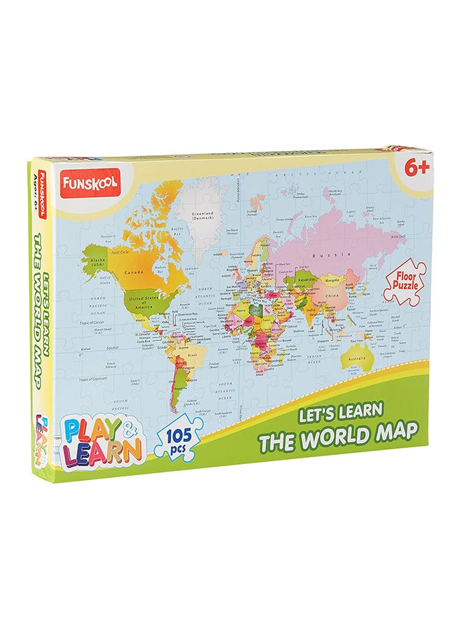 فنسكول تعليم خريطة العالم - Image 1