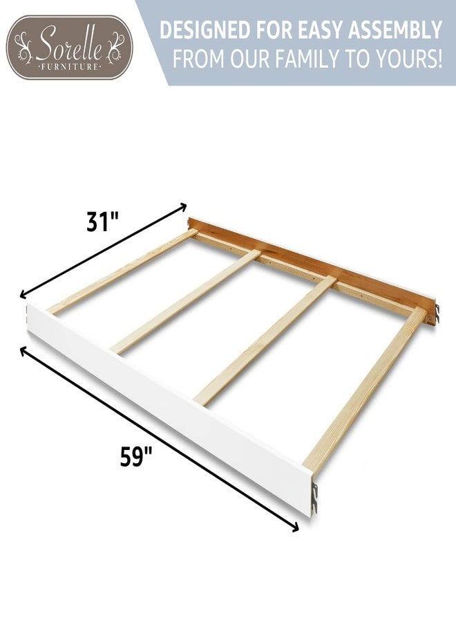 Sorelle Furniture Toddler Rails and Full-Size Bed Adult Rails, Sorelle Wood Bed Rail & Crib Conversion Kit, Converts Sorelle Furniture Crib to Toddler Bed and Full-Size Bed, # 215 - Brushed Ivory - Image 3