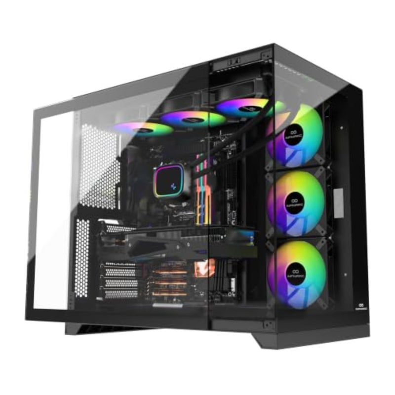 كمبيوتر مكتبي للألعاب 5070ti AMD Ryzen 7، ووحدة معالجة رسومات RTX 5070ti 16G، وذاكرة وصول عشوائي DDR5 سعة 16 جيجابايت، ومحرك أقراص SSD سعة 1 تيرابايت، ولوحة أم B650E، وحقيبة مكعبة، ومبرد سائل ARGB مقاس 360 مم، ووحدة PSU ذهبية بقدرة 750 وات، ونظام تشغيل Windows PRO باللون الأسود - Image 3