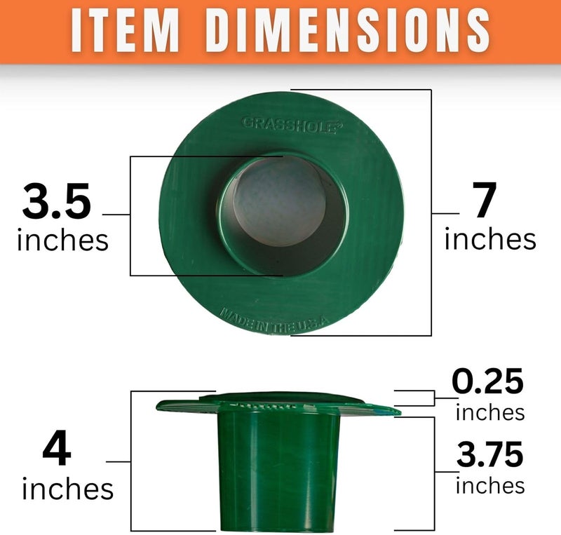 GRASSHOLE Sprinkler-Guard by - Patented Design Donut-Style Lawn Sprinkler Head Guard Protector to Prevent Damage from Mowers & Trimmers - Veteran Owned & Made in USA, 5 Pack - Image 5