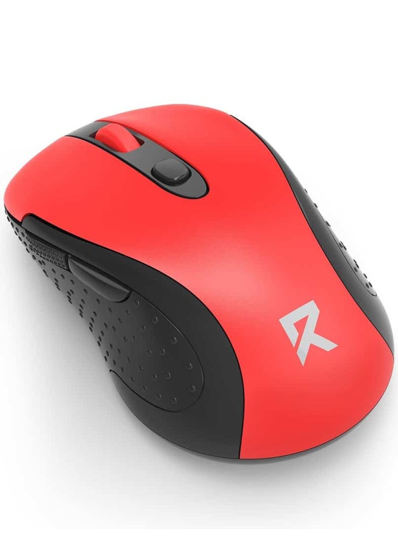 REDRAGON BM-2638 2.4G Wireless Mouse - 2,400 DPI (Red) - Image 3