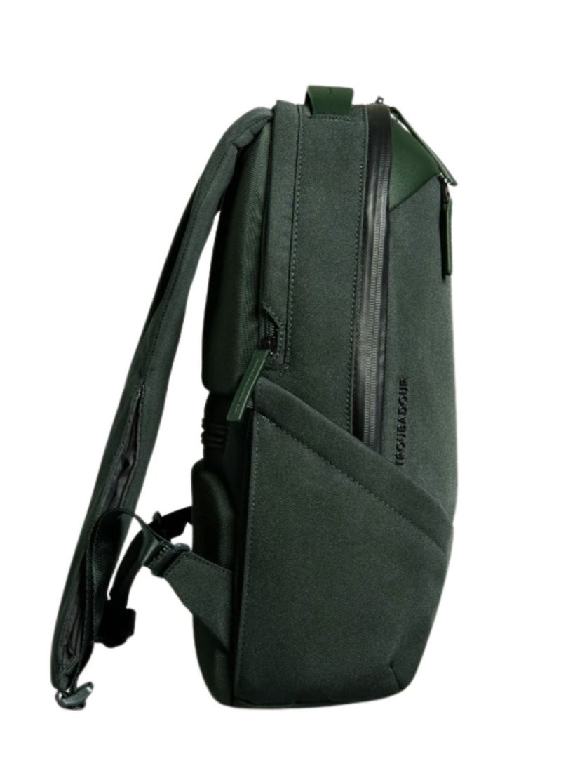 Troubadour - Troubadour Apex Compact Backpack 3.0 Premium Versatile Backpack Made of Lightweight, Waterproof Great for Travel, Work, the Gym, Sports, Obision Green - Image 1