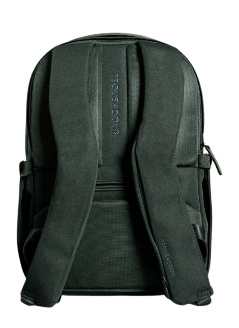 Troubadour - Troubadour Apex Compact Backpack 3.0 Premium Versatile Backpack Made of Lightweight, Waterproof Great for Travel, Work, the Gym, Sports, Obision Green - Image 1