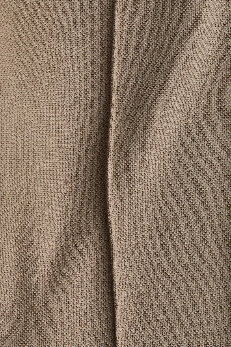 H&M Tapered piqué trousers