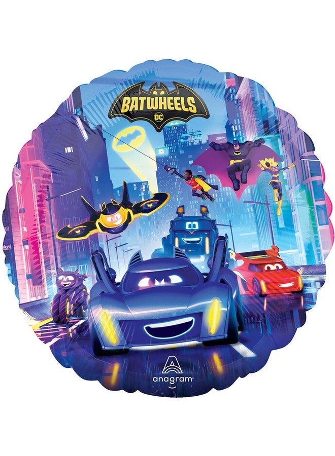 Anagram Batwheels Birthday Party Supplies 16 pc Bat Emblem Balloon Bouquet Decorations, BQ_4205 - Image 4