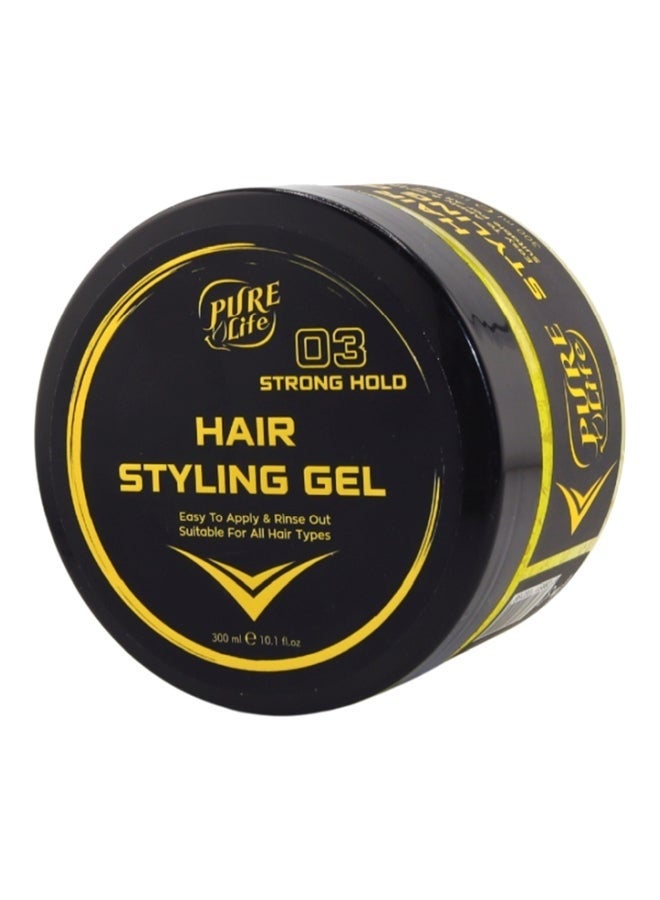 Strong Hold Hair Styling Gel