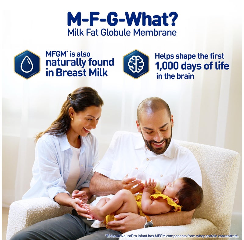Enfamil NeuroPro Baby Formula, Infant Formula Nutrition, Triple Prebiotic Immune Blend, 2'FL HMO, & Expert-Recommended Omega-3 DHA, Perfect Choice for Baby Milk, Non-GMO, Powder Tub, 20.7 Oz - Image 3