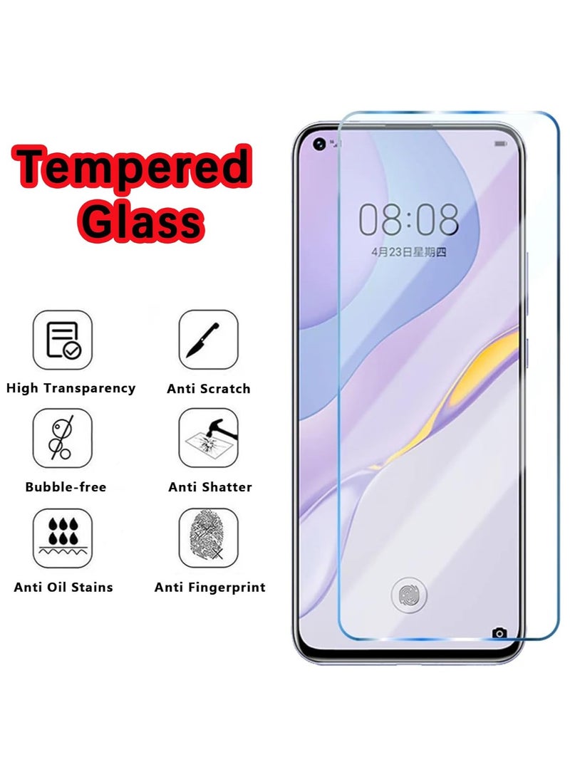 Glass for Infinix Hot 50i/Infinix Smart 9 Screen Protector Tempered Glass Hardness 9H HD Clear Anti-Fingerprint Film [2-Pack] - Image 2
