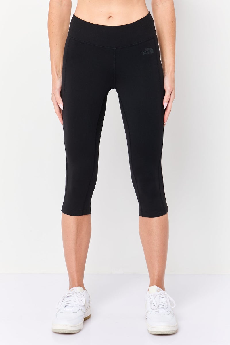 THE NORTH FACE Women Tight Fit Training 3/4 Leggings, Black - Image 1