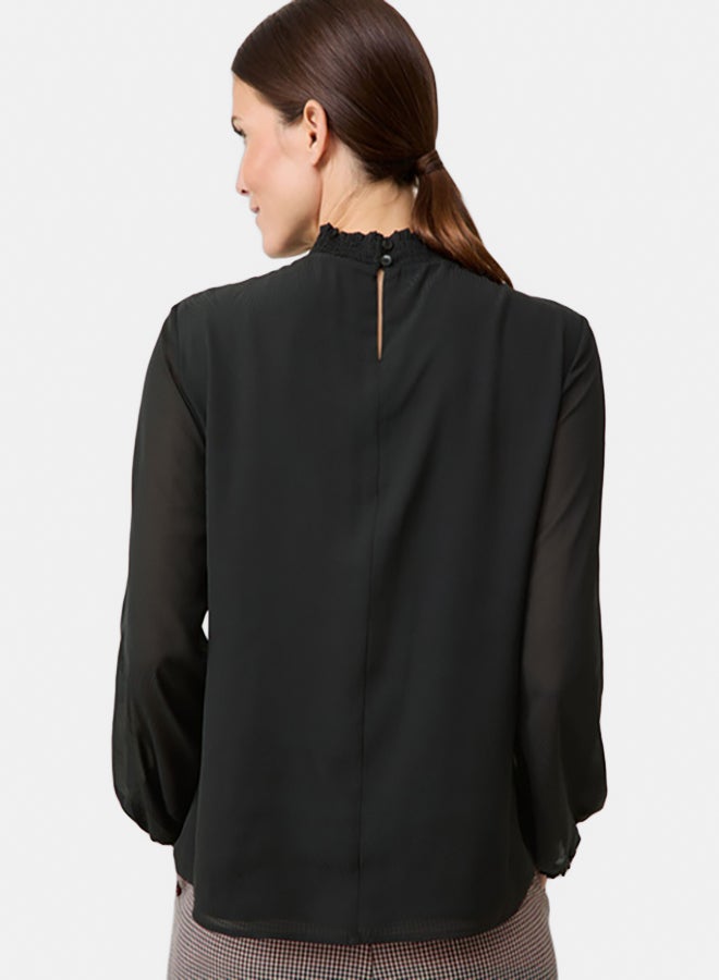 GERRY WEBER Blouse With A Semi-Sheer Outer Layer  - Image 2
