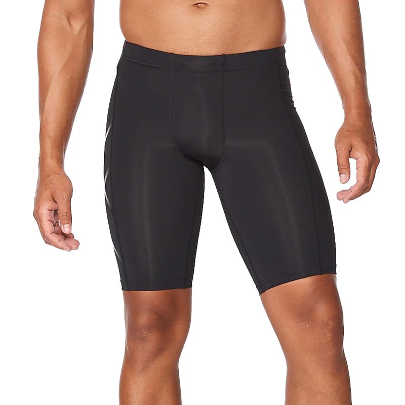 2XU Core Compression Shorts, Black/Silver, x Large