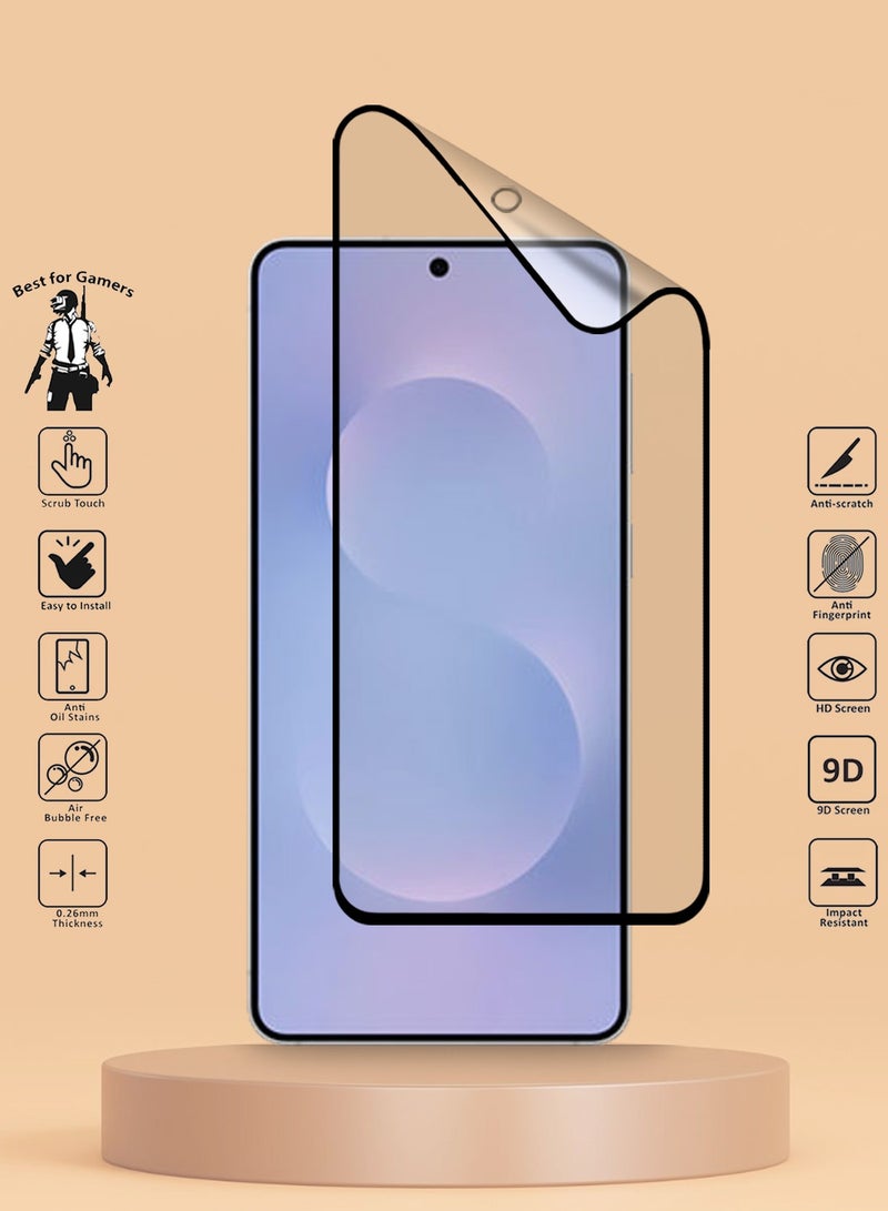 Techie 9D Matte Ceramic Screen Protector Film for Samsung Galaxy S25 Edge – Smooth Feel Anti Fingerprint Bubble Free Easy Installation - Image 2