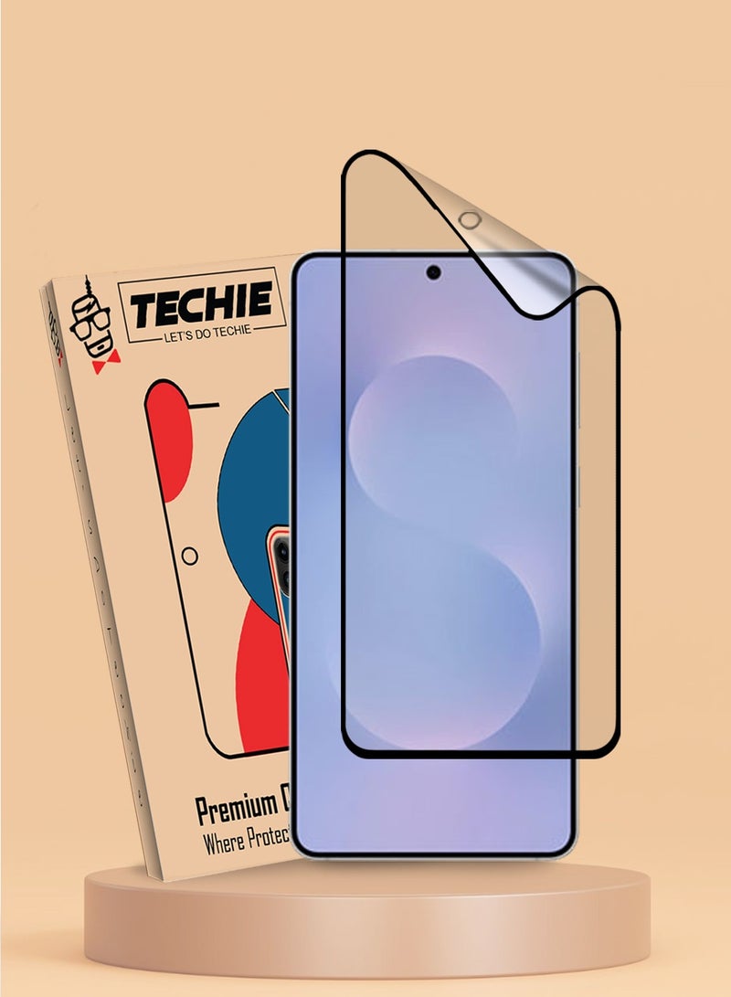 Techie 9D Matte Ceramic Screen Protector Film for Samsung Galaxy S25 Edge – Smooth Feel Anti Fingerprint Bubble Free Easy Installation - Image 1
