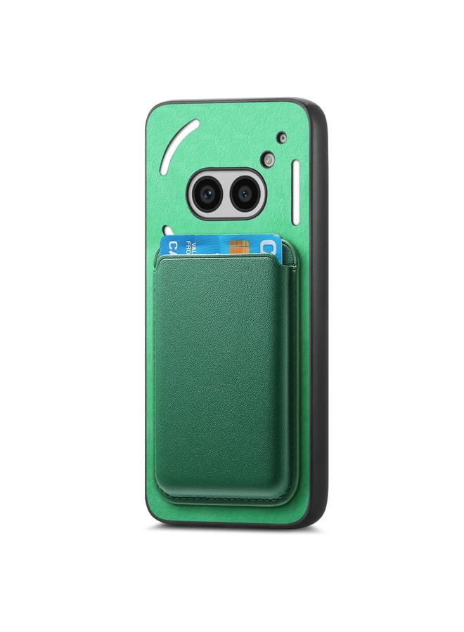S-TOP Case For Nothing Phone 2a Retro Magsafe Card Bag PU Back Cover Phone Case - Image 2