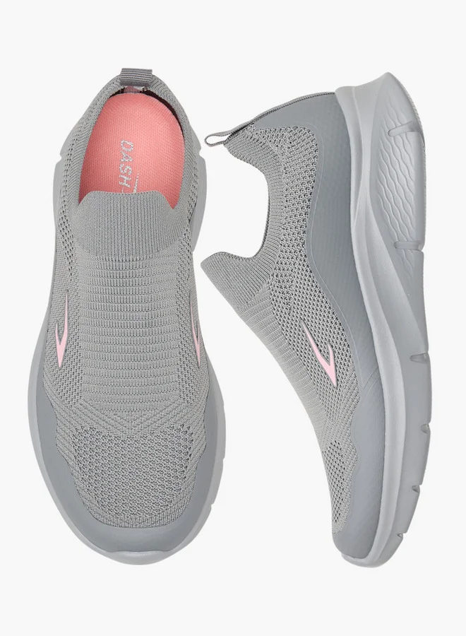 Dash Women Logo Detail Slip-On Sports Shoes
