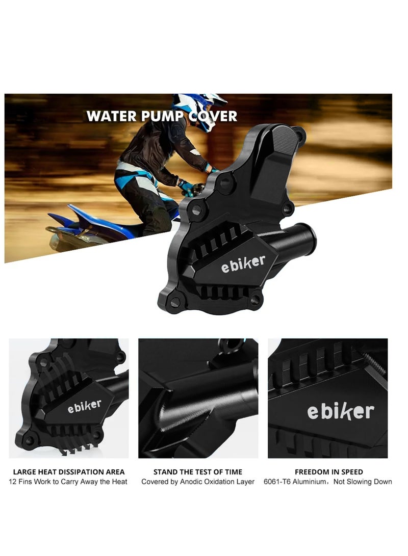General ATV Water Pump Cover For Yamaha Raptor 700 Black, 1 Piece  - Image 3
