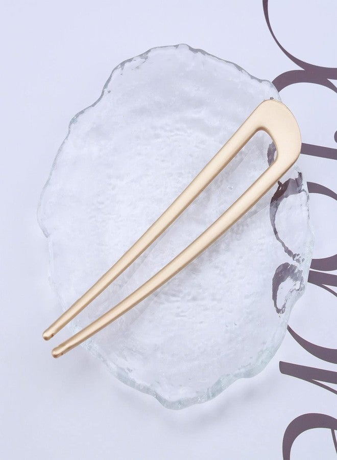 BAKEFY 2 Pcs U Shaped Hair Pins, Metal Fork, Vintage Hair Sticks, Buns, French Updo Women Accessories Girls Gifts Hairstyle Chignon - Image 5