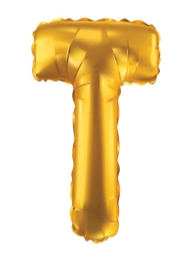 JUST PARTY Gold Letters Alphabets Foil Balloons for Birthday/Anniversary/Bachelorette/Wedding/Farewell & Other Ocassions, Make Your Own Custom Phrase - Image 1