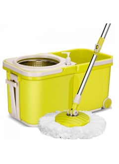 Split Bucket Mop with 2 Mop Heads-Green