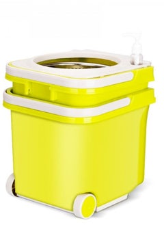 Hi homey Split Bucket Mop with 2 Mop Heads-Green  - Image 4
