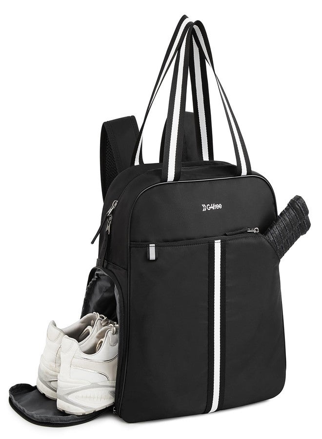G4Free Pickleball Bag, Pickleball Bag Tote for Women and Men, Black - Image 1