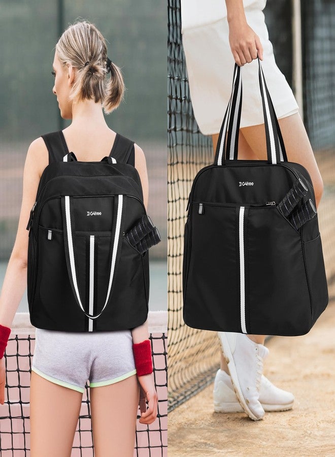 G4Free Pickleball Bag, Pickleball Bag Tote for Women and Men, Black - Image 2