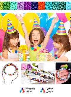 Mountain Gems Colors and Alphabet Letter Beads for Bracelet Jewelry Making  - Image 3