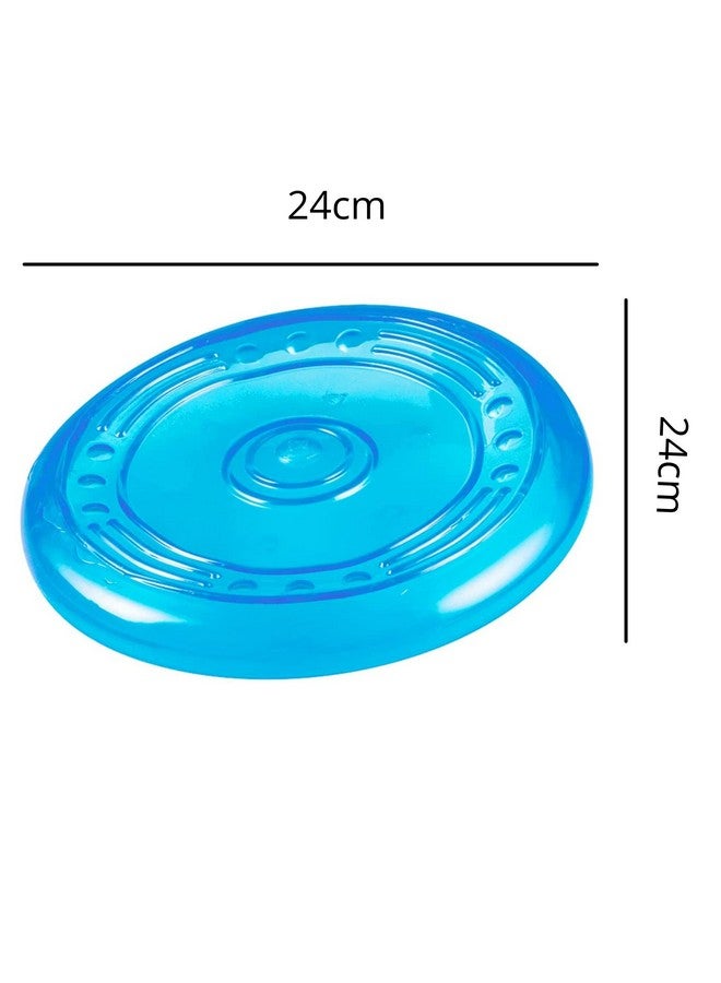 قرص الإحضار | لعبة فريسبي المطاطية | لعبة إحضار الكلاب | الكلاب والجراء | لعبة الكلب فلاير | الصحن الطائر | ألعاب الحيوانات الأليفة (قد يختلف اللون) (كبير) - Image 2