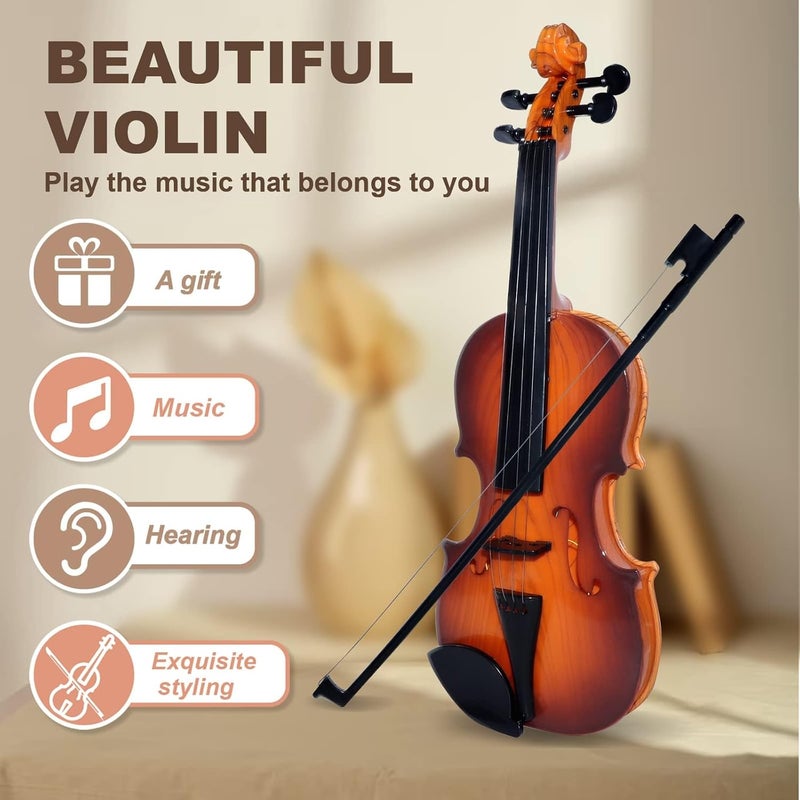 TERRIFI 16 Inch Violin Toy for Kids, 4-String Musical Instrument for Children, Multifunctional Portable Electronic Violin, Educational and Fun for Boys and Girls - Image 5