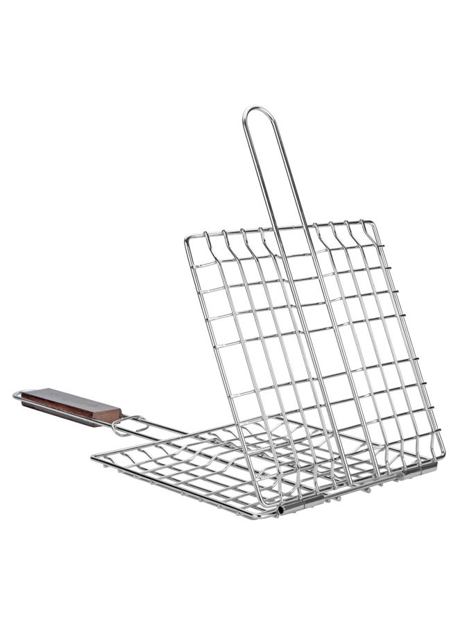AL SANIDI 25*25cm Coated Metal Grill - Durable and heat resistant, easy to carry and store, suitable size for grilling. - Image 4