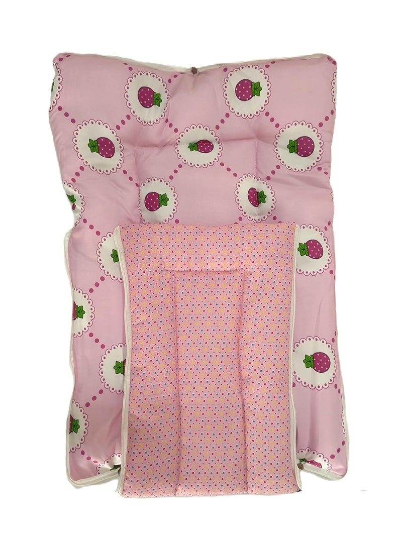 MY BABY My Baby New Born Baby Bed Sleeping Bag Cotton Baby Bedding Unisex Baby Sleeping Bed Pink - Image 4