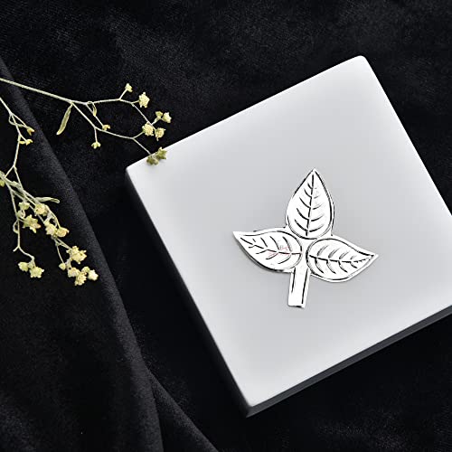 DHRUVS COLLECTION 925 Sterling Silver Bel Patra for Shivji Pooja | Pure Chandi Bilva Leaf - Belpatra for Shivling, Mandir Decoration & Auspicious Gifting - Image 5