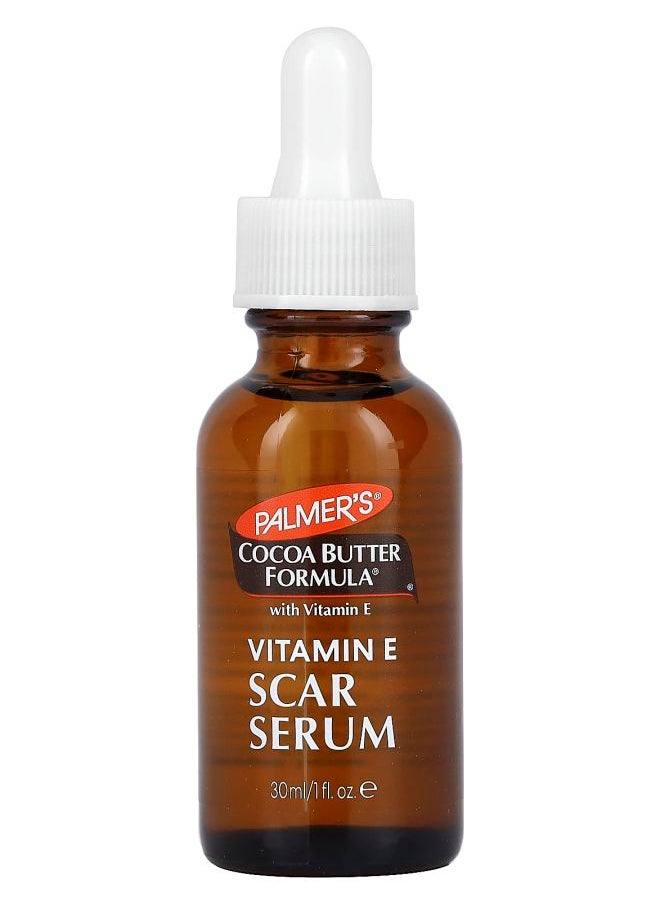 PALMER'S Cocoa Butter Formula Vitamin E Scar Serum Fragrance Free 1 fl oz (30 ml) 