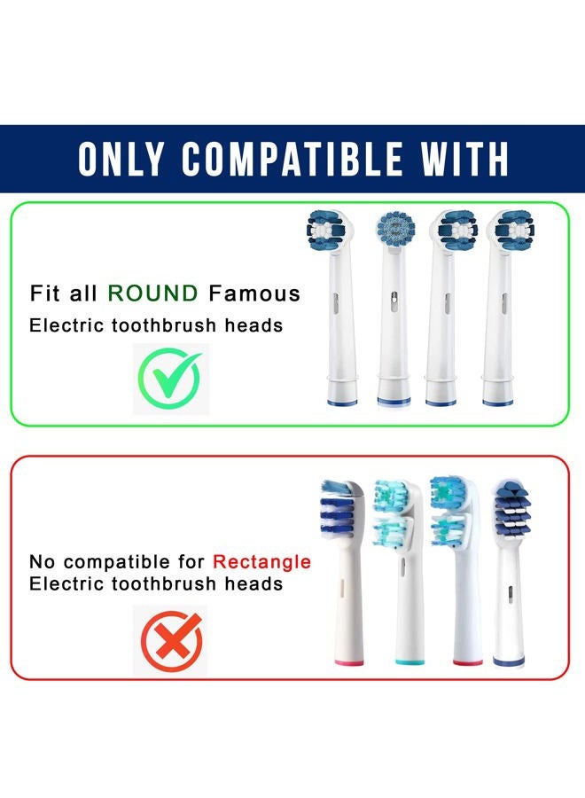 iBrush 4 Pieces Protecting Cover for Oral-B Electric Toothbrush Heads Compatible with Oral-B Electric Toothbrush - Image 4