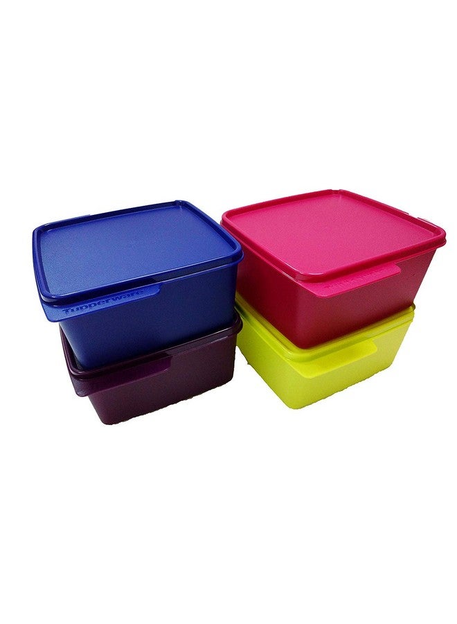Tupperware طقم حاويات بلاستيكية توبيروار توبين كييب (1.2 لتر، أي لون) - 2 قطعة - Image 2