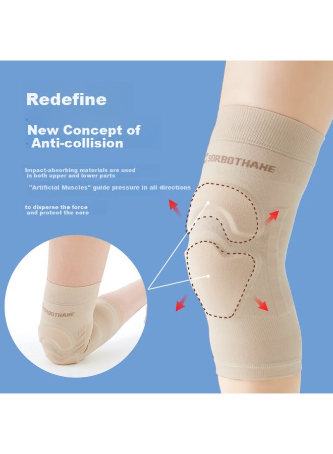 Sorbothane Imported Sports Knee Brace For Meniscus Injury, Long Style For Men And Women, Running And Basketball Patella Joint Protector S - Image 3