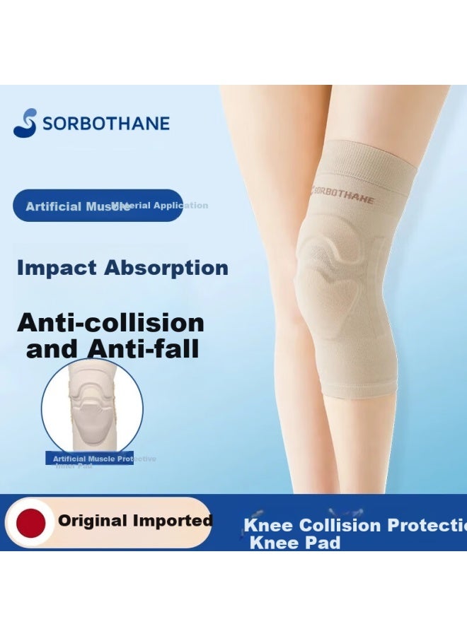 Sorbothane Imported Sports Knee Brace For Meniscus Injury, Long Style For Men And Women, Running And Basketball Patella Joint Protector S - Image 1