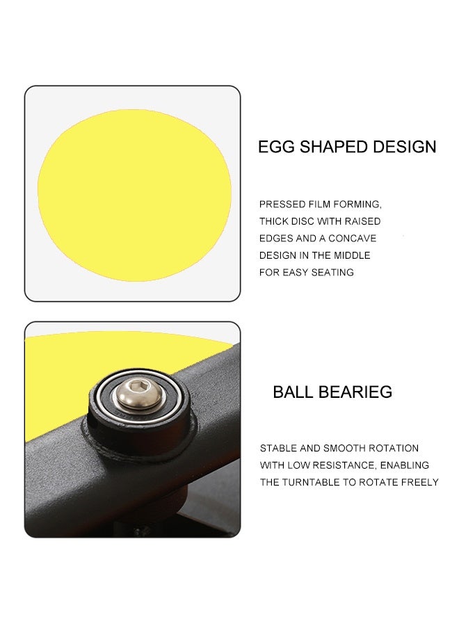 XIANGYU Yellow Circular Balance Rotating Chair for Children's Sensory Integration Training Equipment - Image 4