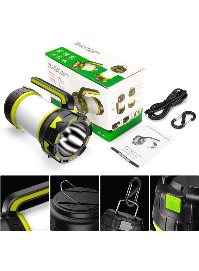 Camping Lamp Strong Light Searchlight USB Charging With Output Emergency Lighting Night Fishing Portable Flashlight With Red Light