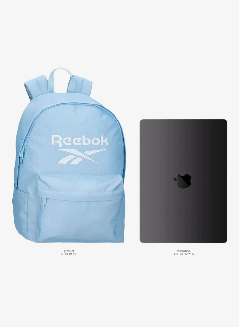 ريبوك Logo Print School Backpack With Adjustable Straps And Zip Closure - 38X19X43 Cm
