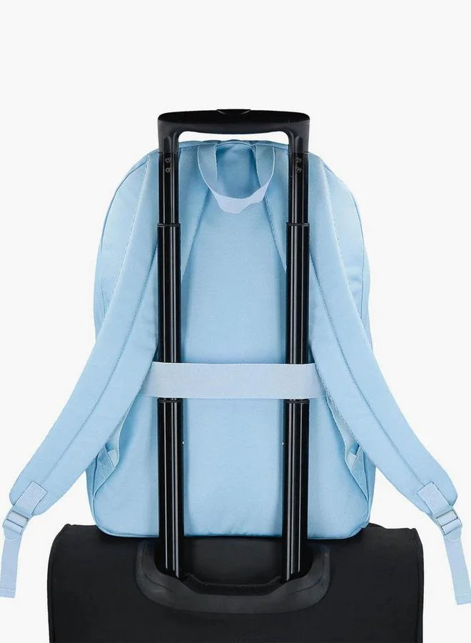 Reebok  Logo Print School Backpack With Adjustable Straps And Zip Closure - 38X19X43 Cm  | Best Price UAE