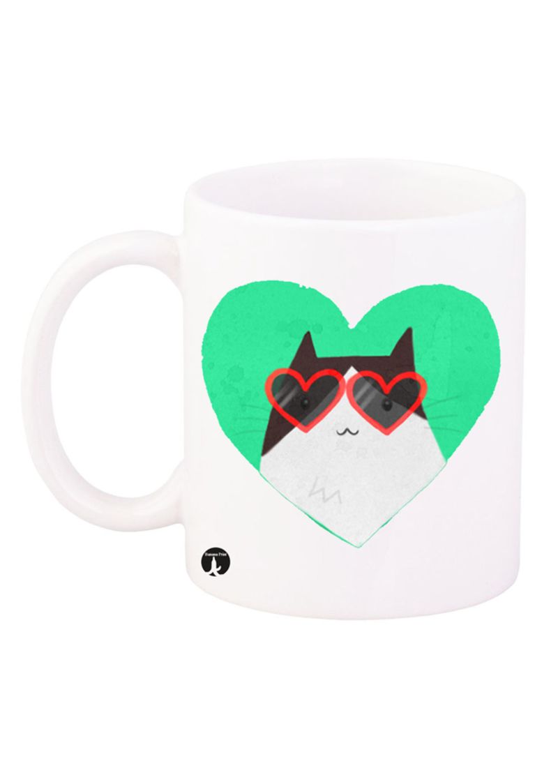 RKN A  Design Mug White/Green/Red 12ounce