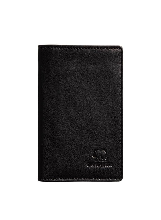 BROWN BEAR RFID Protected Card Holder, Pull Card Storage, Hidden Pocket, Multiple Card Holder, Black - Image 1