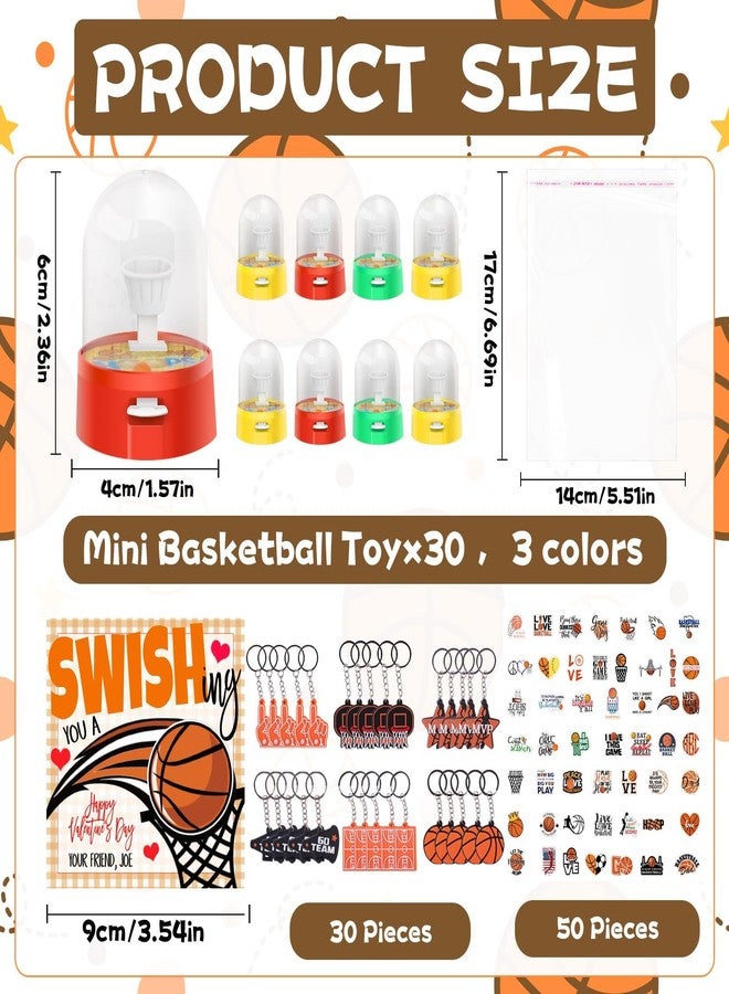 Gosodeny Mini Finger Basketball Shooting Game Bracelet Set (30, Shooting) - Image 2