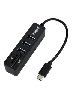 نيبمينينت موزع USB من نوع Type-C 12سنتيمتر أسود  - Image 1