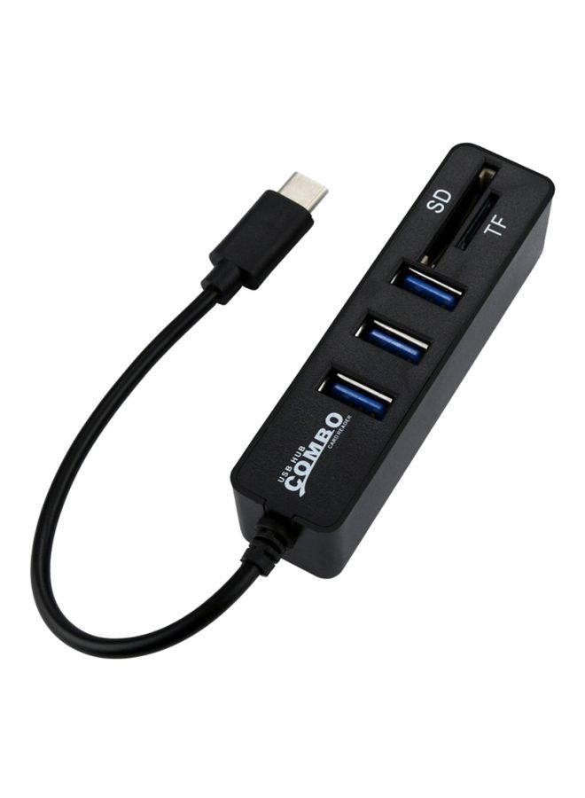 NIBEMINENT Type-C USB Hub 12centimeter Black - Image 3