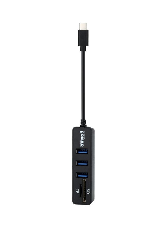 NIBEMINENT Type-C USB Hub 12centimeter Black - Image 2