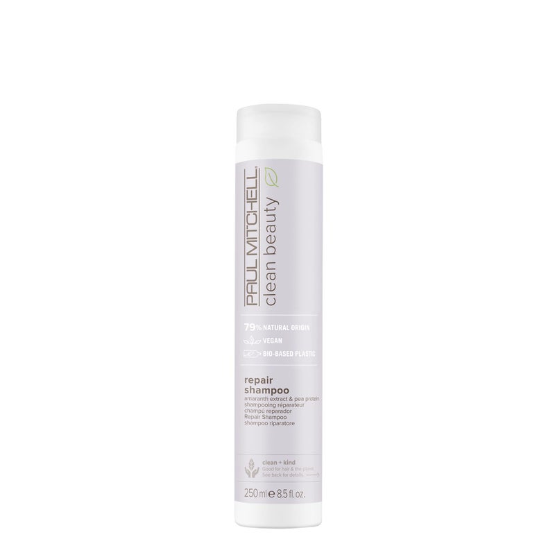 Paul Mitchell Clean Beauty Repair Shampoo, Strengthens and Protects, For Damaged, Brittle Hair, 8.5 fl. oz. - Image 1