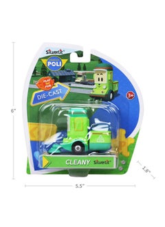 Robocar Poli Cleany Diecast Metal Toy Cars Broomstown Sweeper Truck Toys (Nontransforming Diecast Figure Vehicles) Kids For Ages 3 And Up Holiday Kids Gift  - Image 4