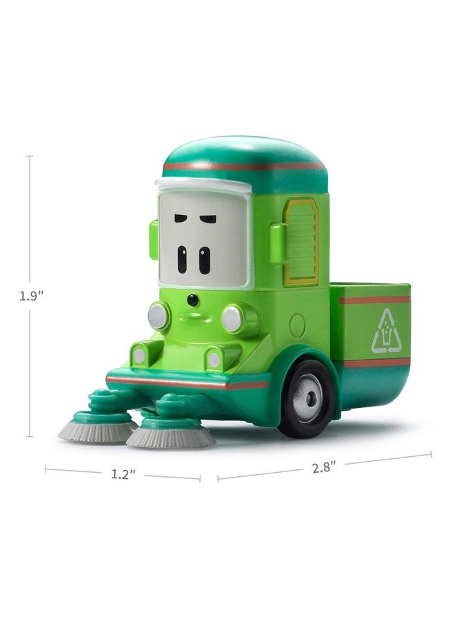 Robocar Poli Cleany Diecast Metal Toy Cars Broomstown Sweeper Truck Toys (Nontransforming Diecast Figure Vehicles) Kids For Ages 3 And Up Holiday Kids Gift  - Image 3
